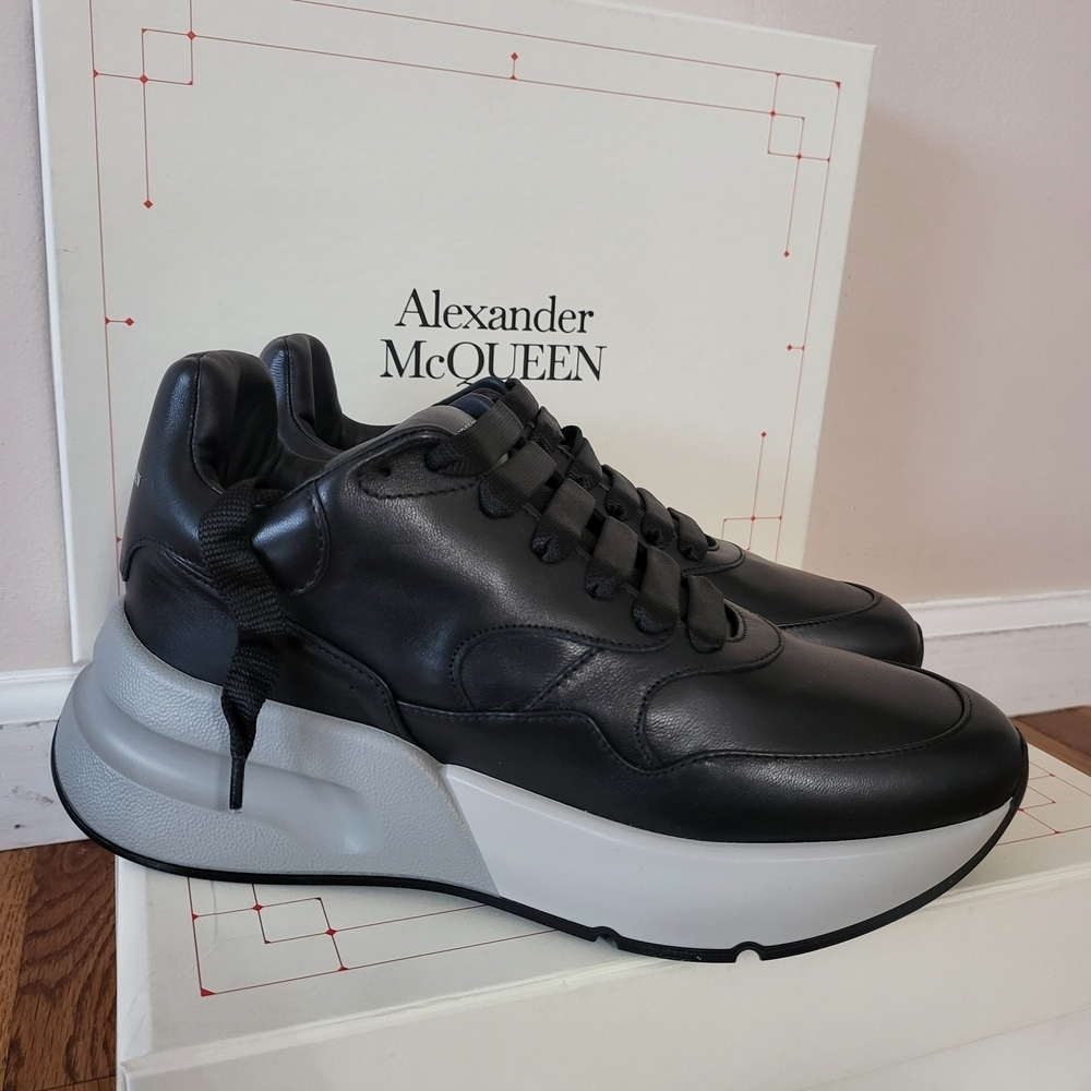 Alexander McQueen Black Sneakers - Picture 2 of 11
